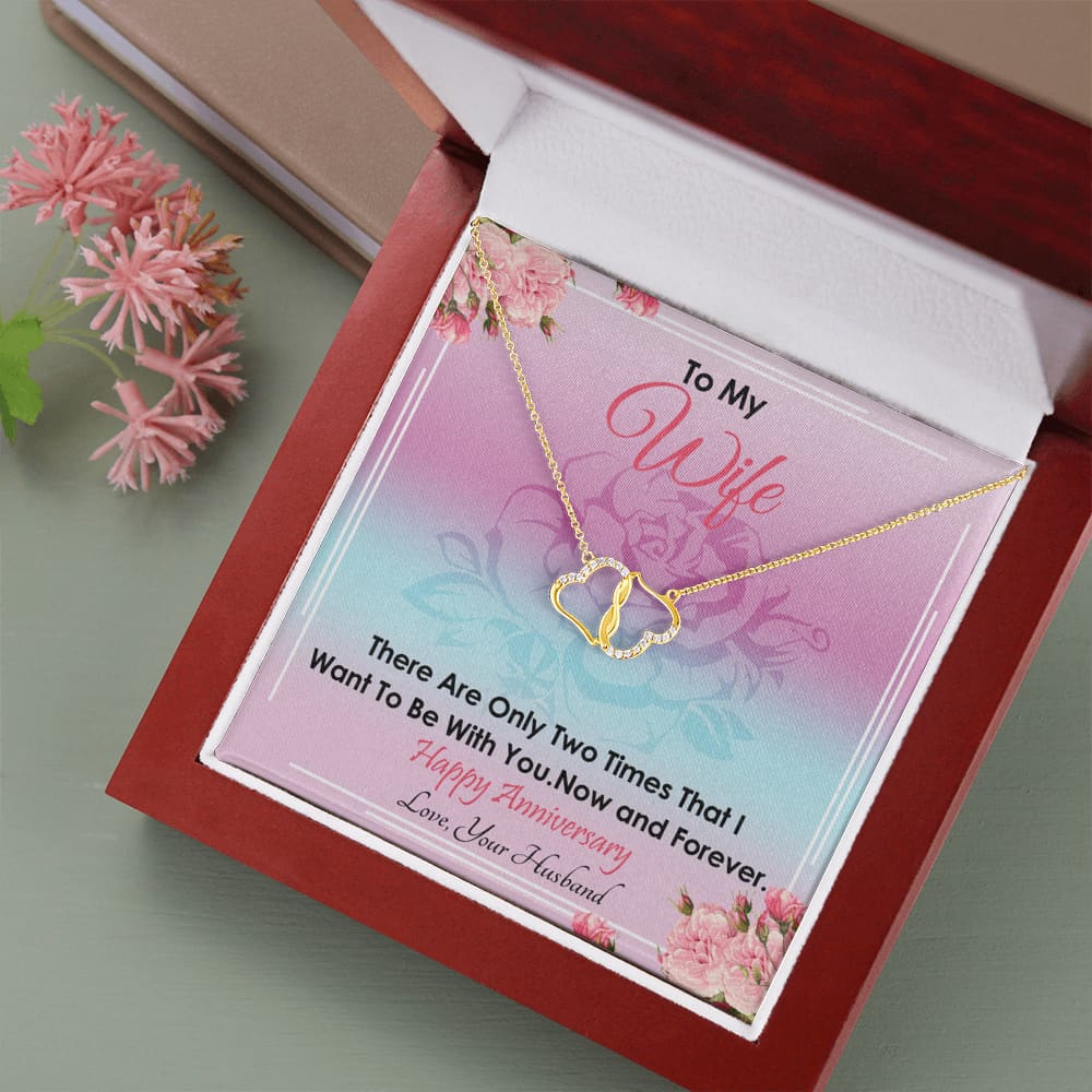 To my Wife - Now and Forever - Anniversary - Everlasting Love Necklace - Jewelry 1
