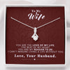 To my Wife - Reason to be - Medium Red - Alluring Beauty Necklace - Standard Box - Jewelry 1