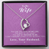 To my Wife - Reason to be - Pink - Forever Love Necklace - Standard Box - Jewelry 1