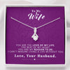 To my Wife - Reason to be - Purple - Alluring Beauty Necklace - Standard Box - Jewelry 1