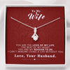 To my Wife - Reason to be - Red - Alluring Beauty Necklace - Standard Box - Jewelry 1