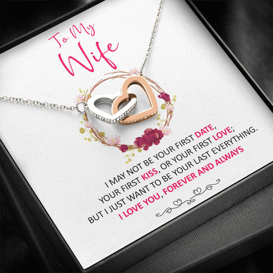 To my Wife - Red - last everything - Interlocking Hearts Necklace - Standard Box - Jewelry 1