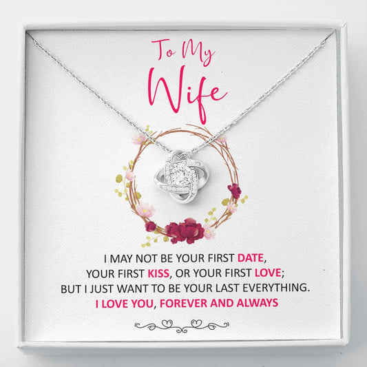 To my Wife - Red - last everything - Love Knot Necklace - Standard Box - Jewelry 1