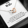 To my Wife - your last everything 2 - Bw - Interlocking Hearts Necklace - Standard Box - Jewelry 1