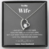 To my Wife - your last everything - Gray - Forever Love Necklace - Standard Box - Jewelry 1