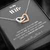 To my Wife - your last everything - Interlocking Hearts Necklace - Standard Box - Jewelry 1